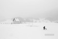 winter landscape Black and White